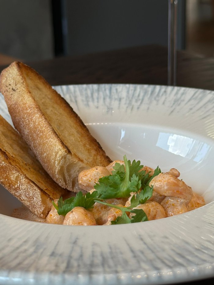 Креветки в соусе Том Ям