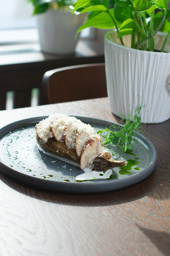 Печёный баклажан