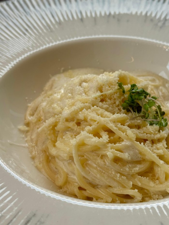 Спагетти с сыром